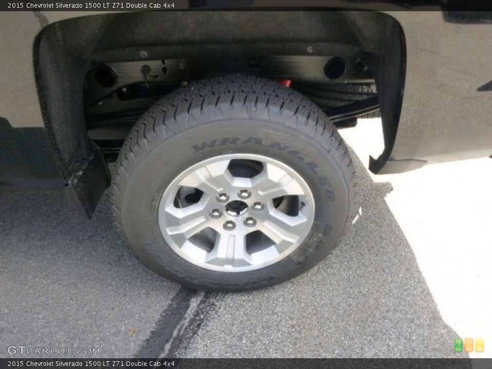 2015 Chevrolet Silverado 1500 LT Z71 Double Cab 4x4 Wheel and Tire Photo #97623172