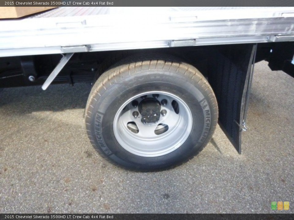 2015 Chevrolet Silverado 3500HD LT Crew Cab 4x4 Flat Bed Wheel and Tire Photo #97625359