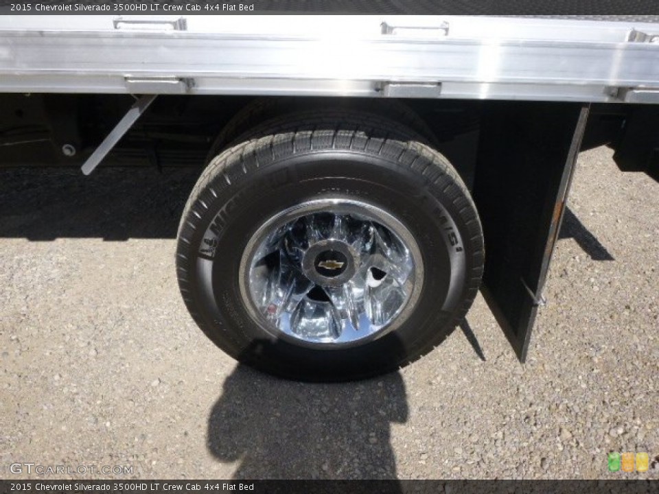 2015 Chevrolet Silverado 3500HD LT Crew Cab 4x4 Flat Bed Wheel and Tire Photo #97625797