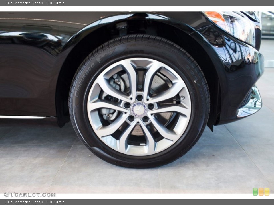 2015 Mercedes-Benz C 300 4Matic Wheel and Tire Photo #97639654