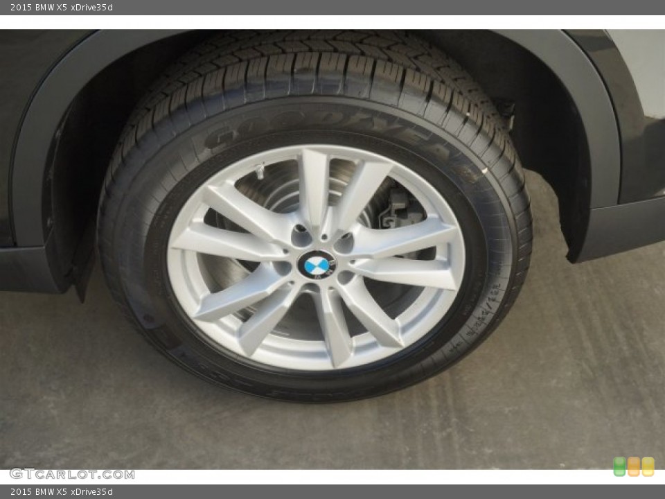 2015 BMW X5 xDrive35d Wheel and Tire Photo #97641394