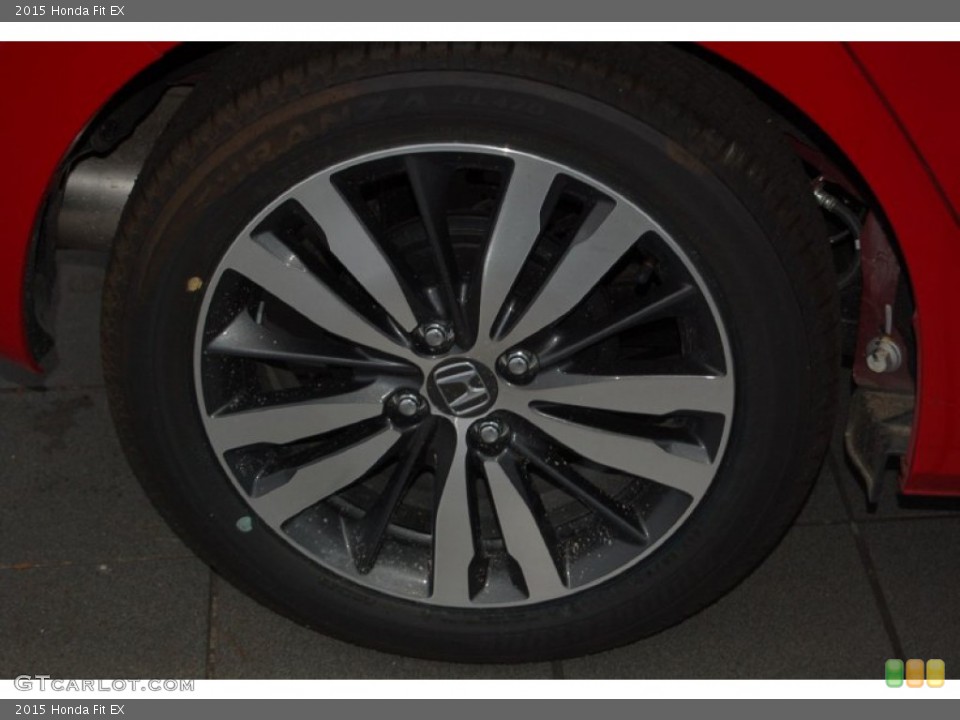 2015 Honda Fit EX Wheel and Tire Photo #97643511