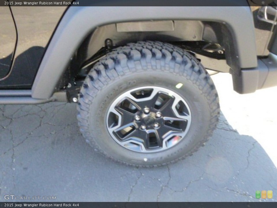 2015 Jeep Wrangler Rubicon Hard Rock 4x4 Wheel and Tire Photo #97656228