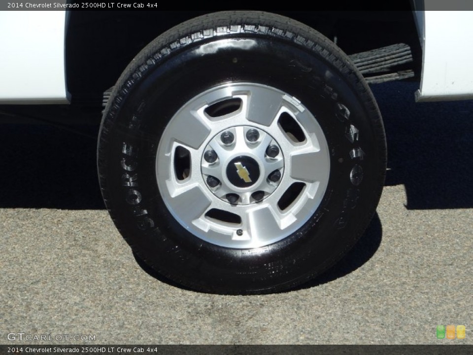 2014 Chevrolet Silverado 2500HD LT Crew Cab 4x4 Wheel and Tire Photo #97670436