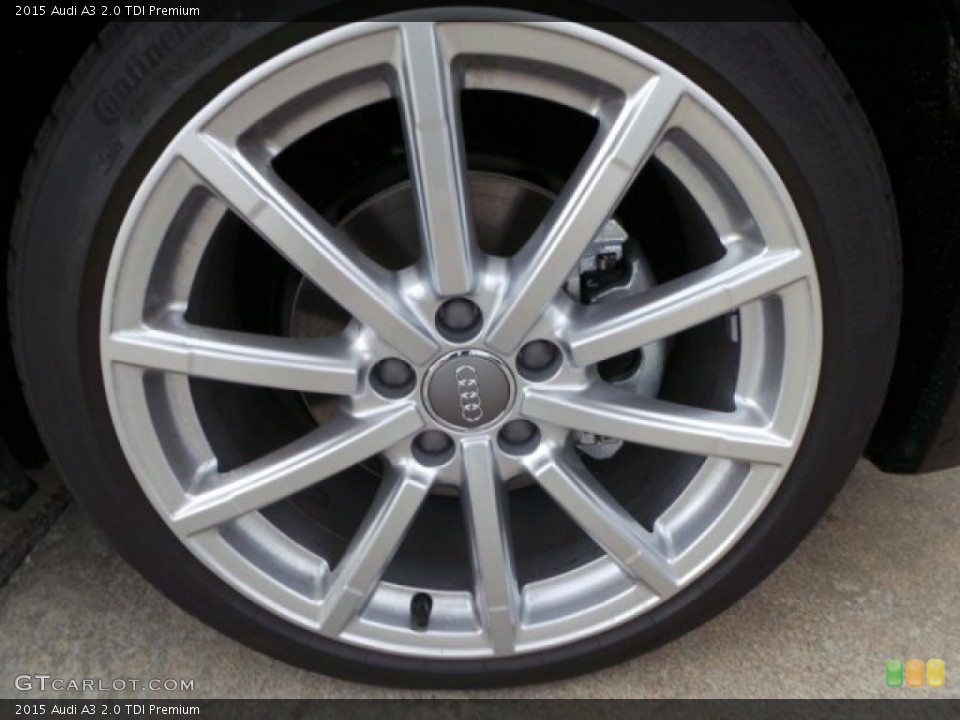2015 Audi A3 2.0 TDI Premium Wheel and Tire Photo #97675044
