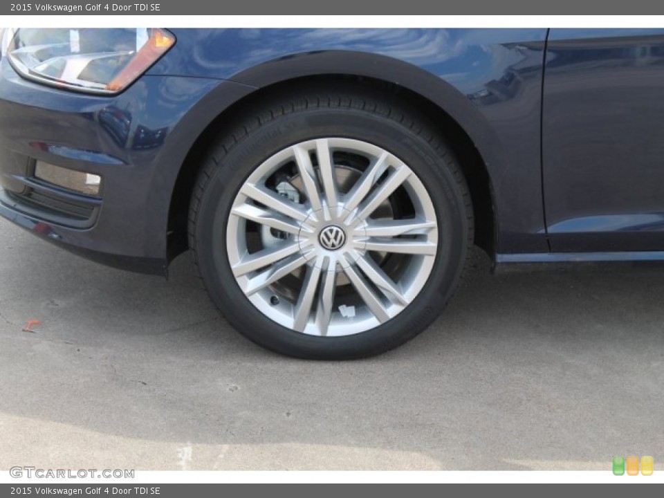 2015 Volkswagen Golf 4 Door TDI SE Wheel and Tire Photo #97693662