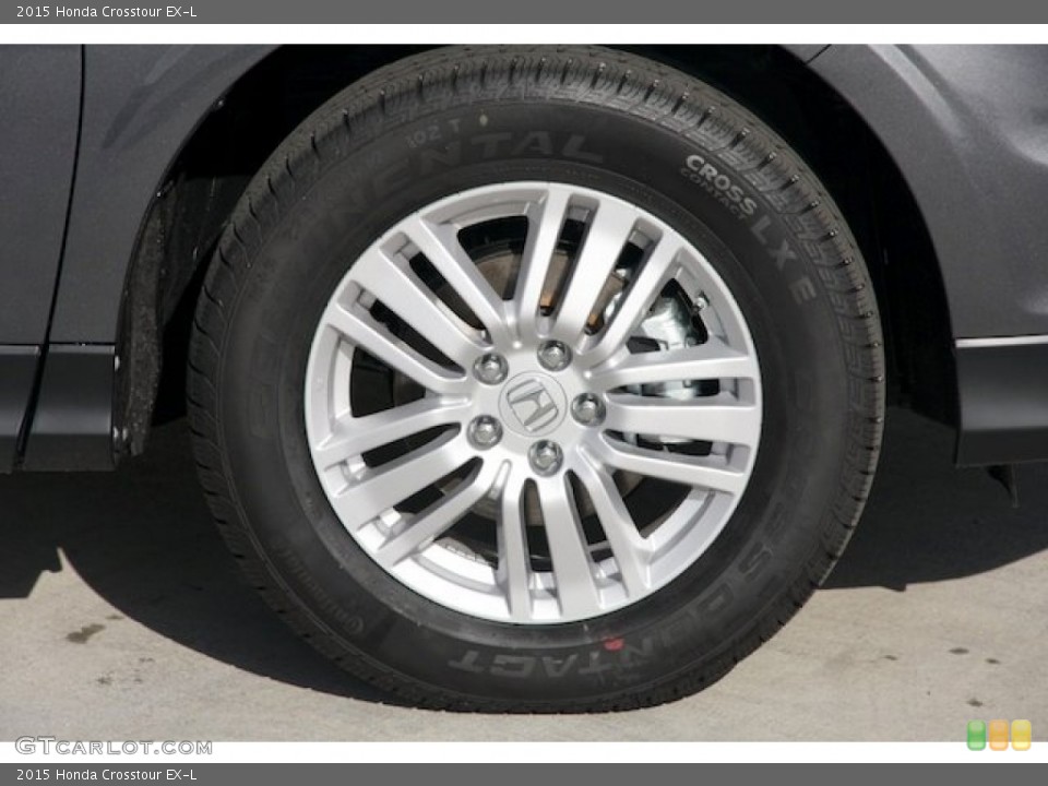 2015 Honda Crosstour EX-L Wheel and Tire Photo #97707009