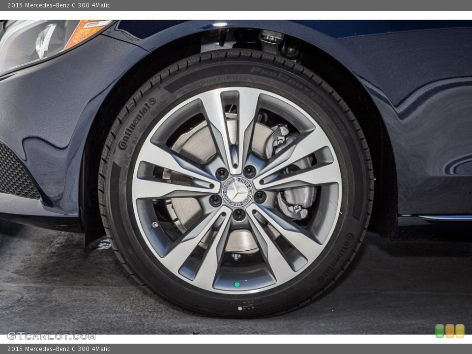 2015 Mercedes-Benz C 300 4Matic Wheel and Tire Photo #97723276