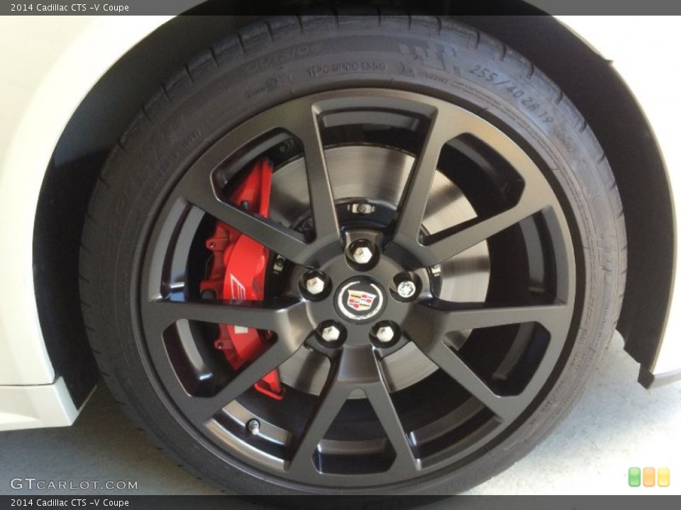 2014 Cadillac CTS -V Coupe Wheel and Tire Photo #97726347