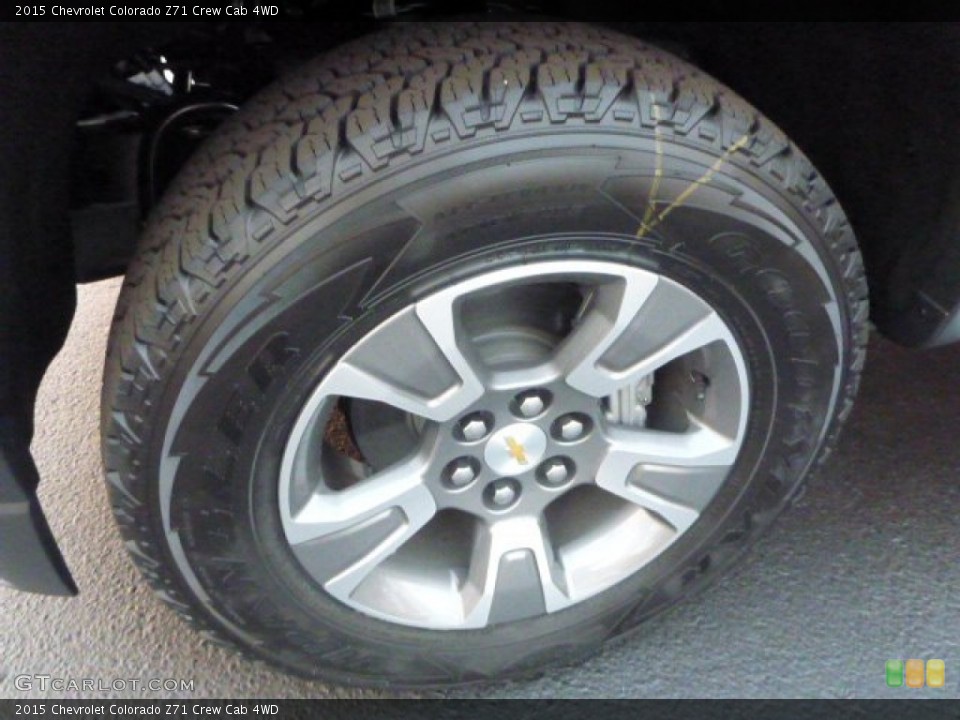 2015 Chevrolet Colorado Z71 Crew Cab 4WD Wheel and Tire Photo #97747052
