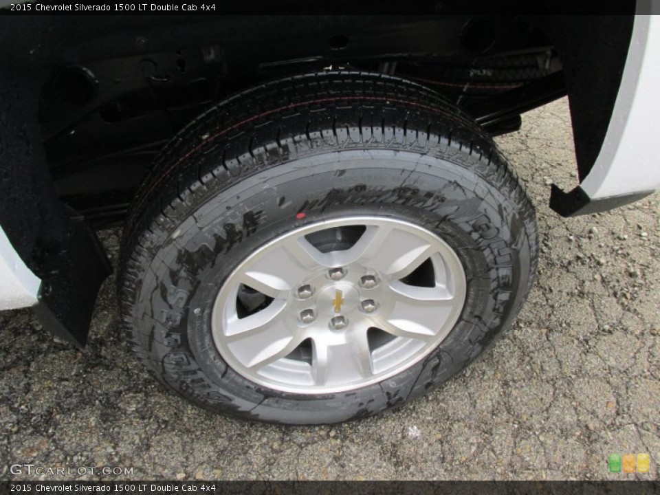 2015 Chevrolet Silverado 1500 LT Double Cab 4x4 Wheel and Tire Photo #97748864