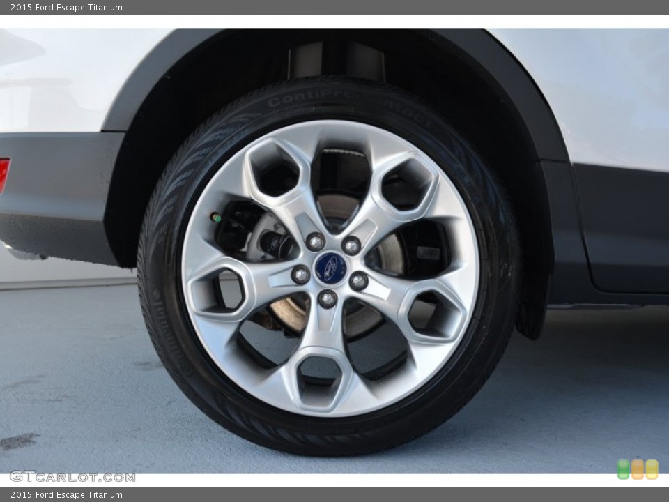 2015 Ford Escape Titanium Wheel and Tire Photo #97753814