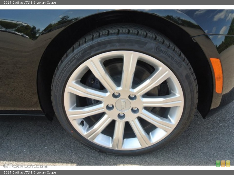 2015 Cadillac ATS 3.6 Luxury Coupe Wheel and Tire Photo #97754852