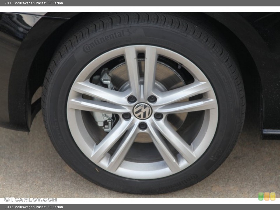 2015 Volkswagen Passat SE Sedan Wheel and Tire Photo #97758794