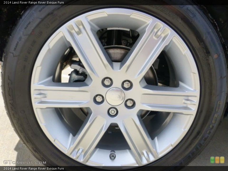 2014 Land Rover Range Rover Evoque Pure Wheel and Tire Photo #97770905