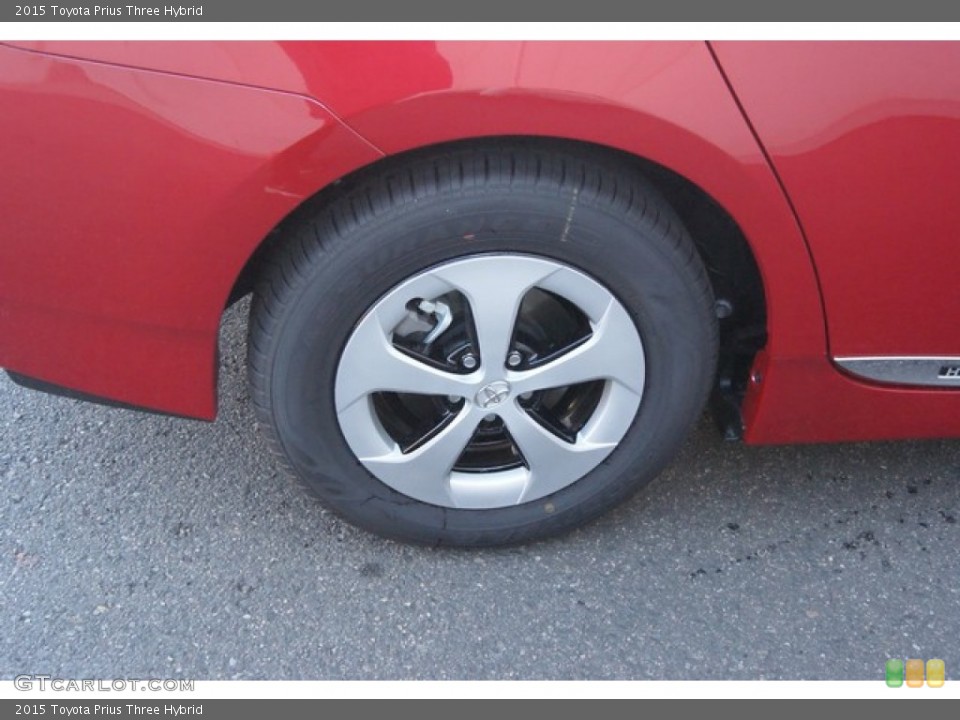 2015 Toyota Prius Three Hybrid Wheel and Tire Photo #97792638