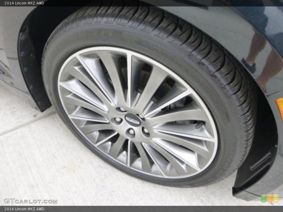2014 Lincoln MKZ AWD Wheel and Tire Photo #97793793