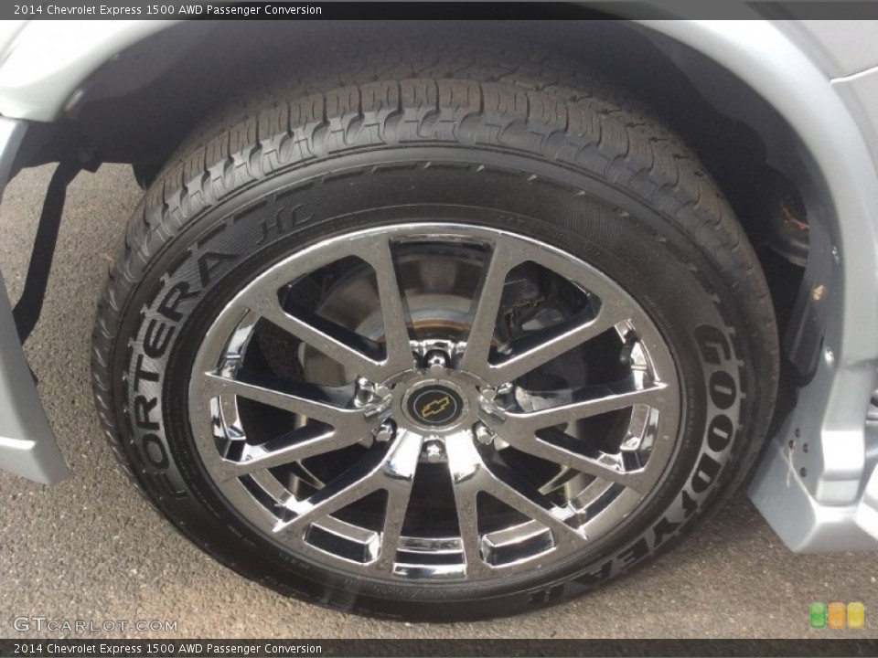 2014 Chevrolet Express 1500 AWD Passenger Conversion Wheel and Tire Photo #97812312