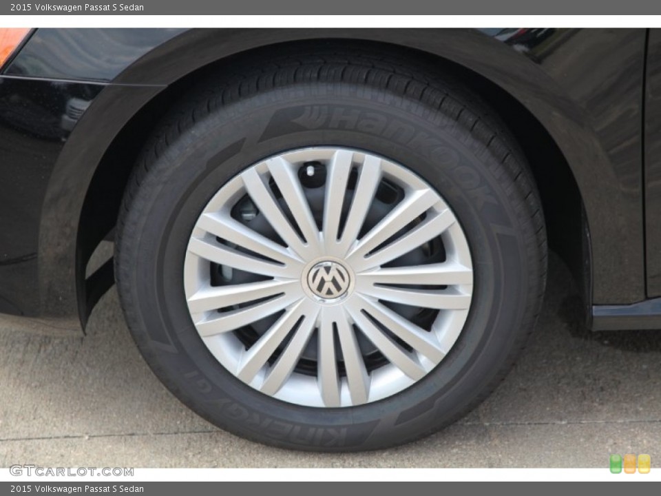 2015 Volkswagen Passat S Sedan Wheel and Tire Photo #97817673
