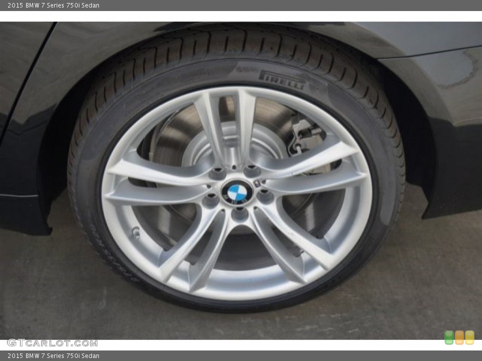 2015 BMW 7 Series 750i Sedan Wheel and Tire Photo #97825761