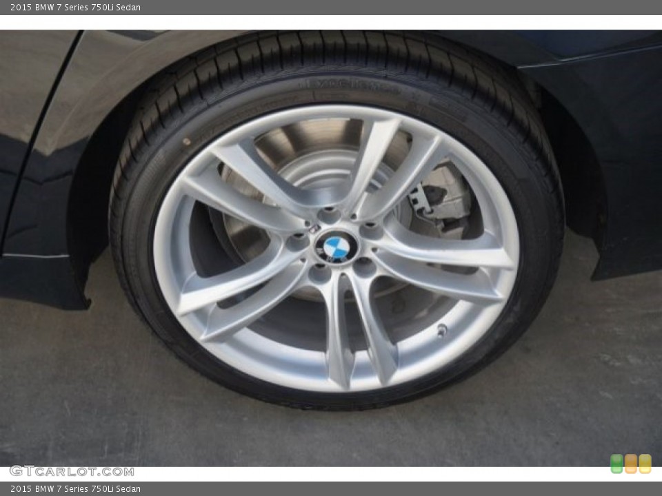 2015 BMW 7 Series 750Li Sedan Wheel and Tire Photo #97825938