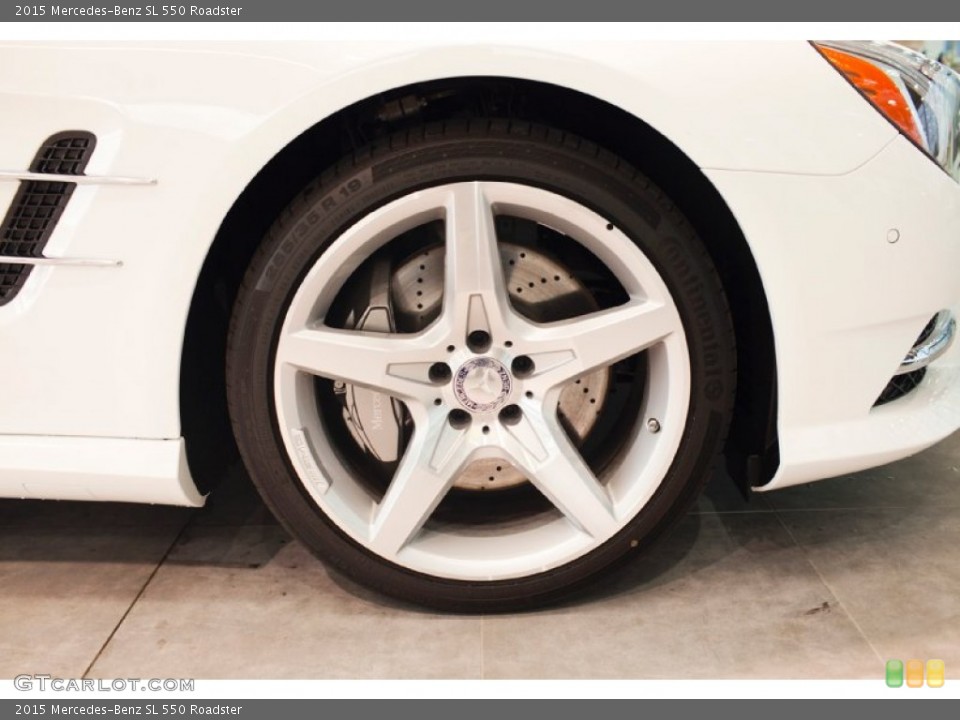 2015 Mercedes-Benz SL 550 Roadster Wheel and Tire Photo #97844469