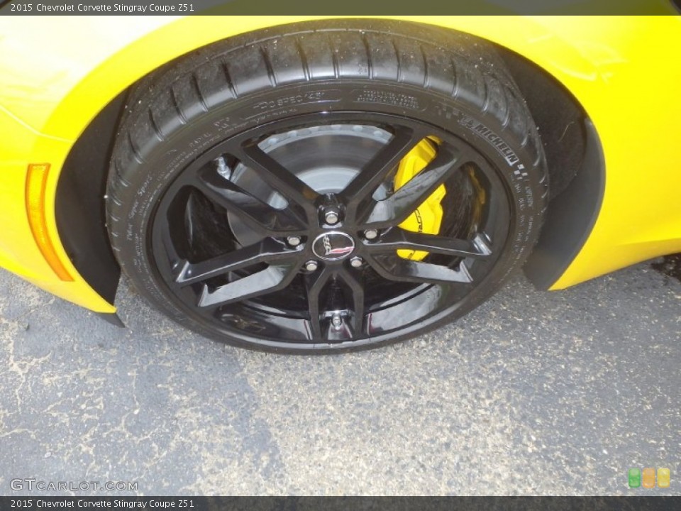 2015 Chevrolet Corvette Stingray Coupe Z51 Wheel and Tire Photo #97854168