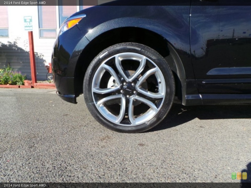 2014 Ford Edge Sport AWD Wheel and Tire Photo #97873963