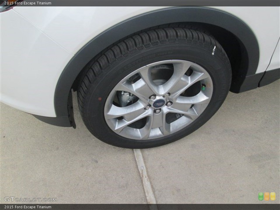 2015 Ford Escape Titanium Wheel and Tire Photo #97887763