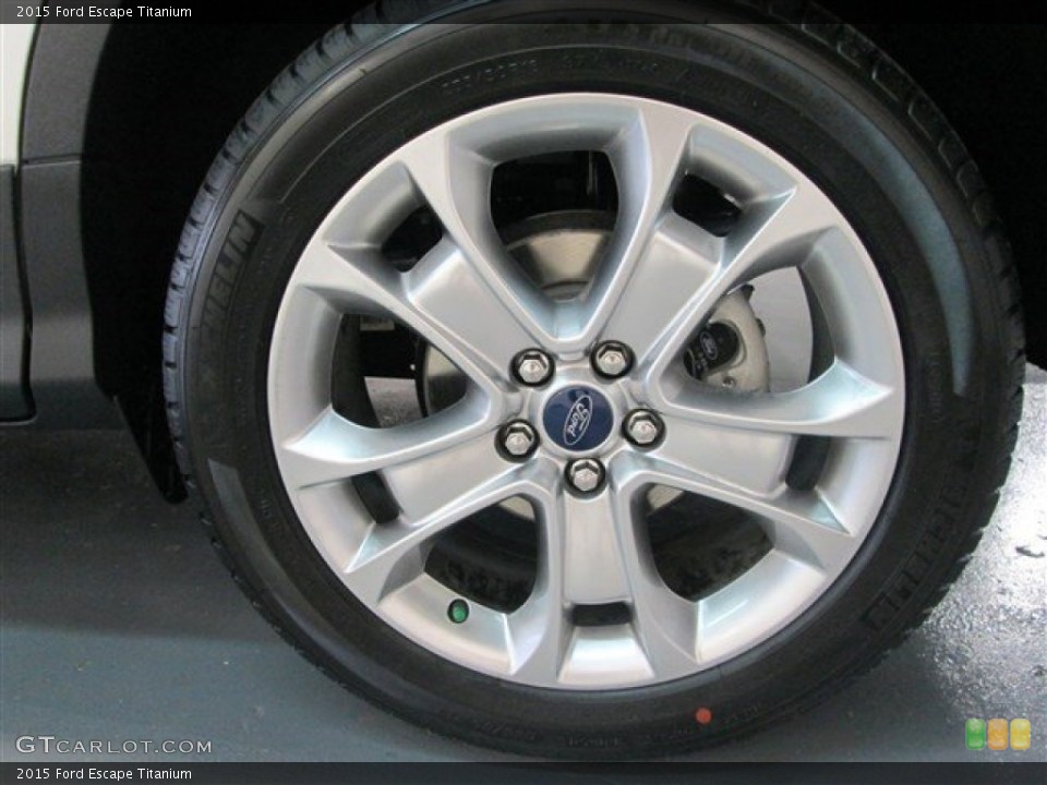 2015 Ford Escape Titanium Wheel and Tire Photo #97893442