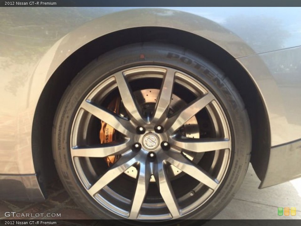 2012 Nissan GT-R Premium Wheel and Tire Photo #97914319