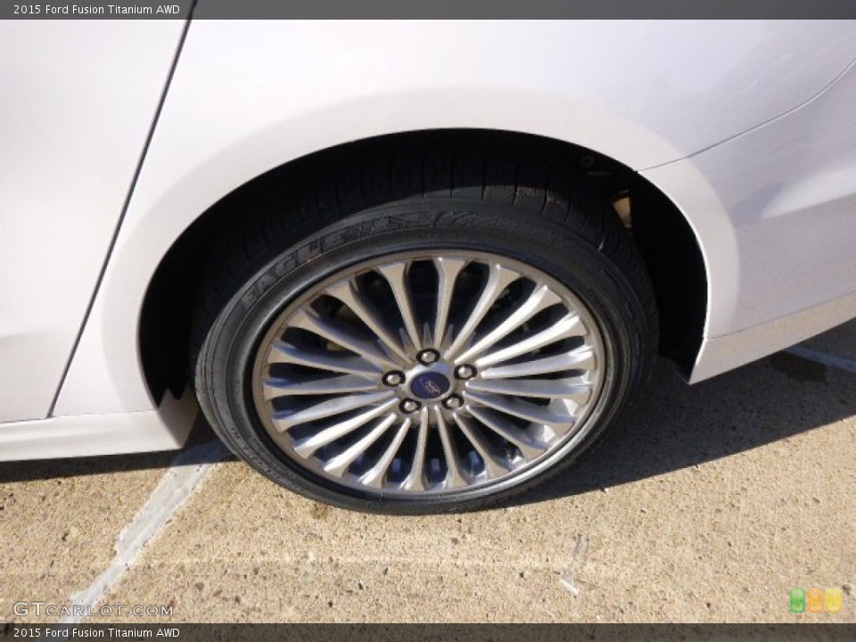 2015 Ford Fusion Titanium AWD Wheel and Tire Photo #97939539