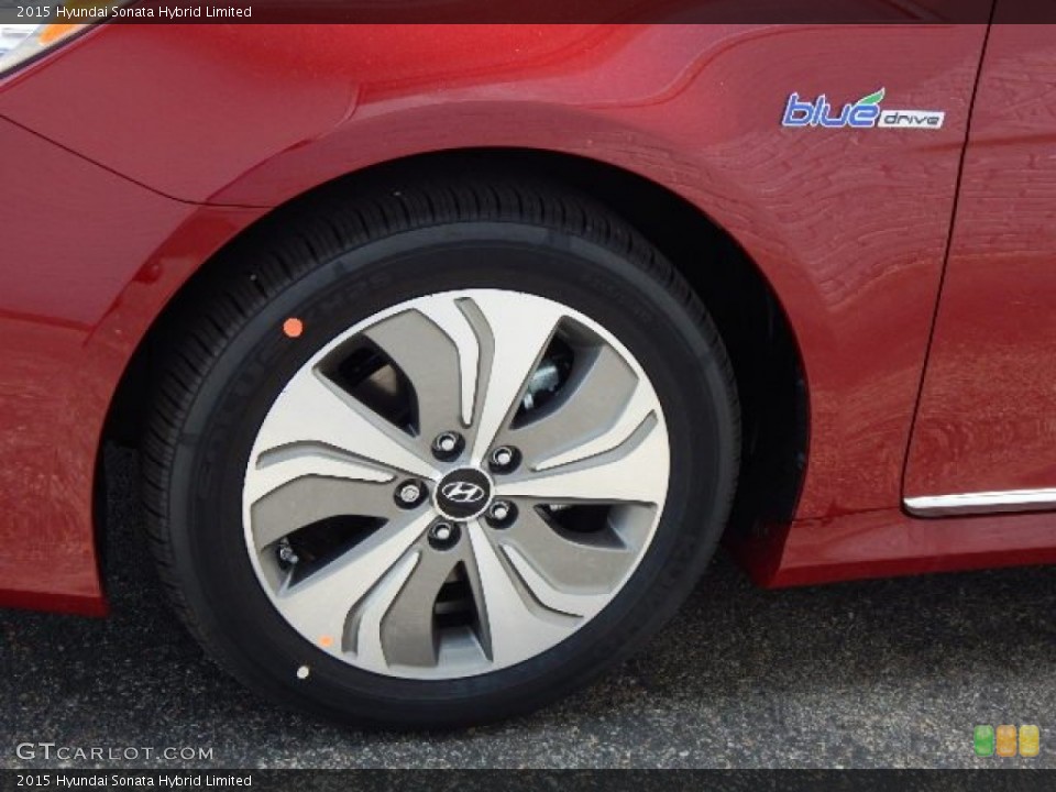 2015 Hyundai Sonata Hybrid Limited Wheel and Tire Photo #97954058