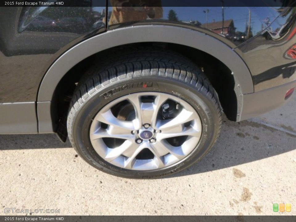 2015 Ford Escape Titanium 4WD Wheel and Tire Photo #97963457