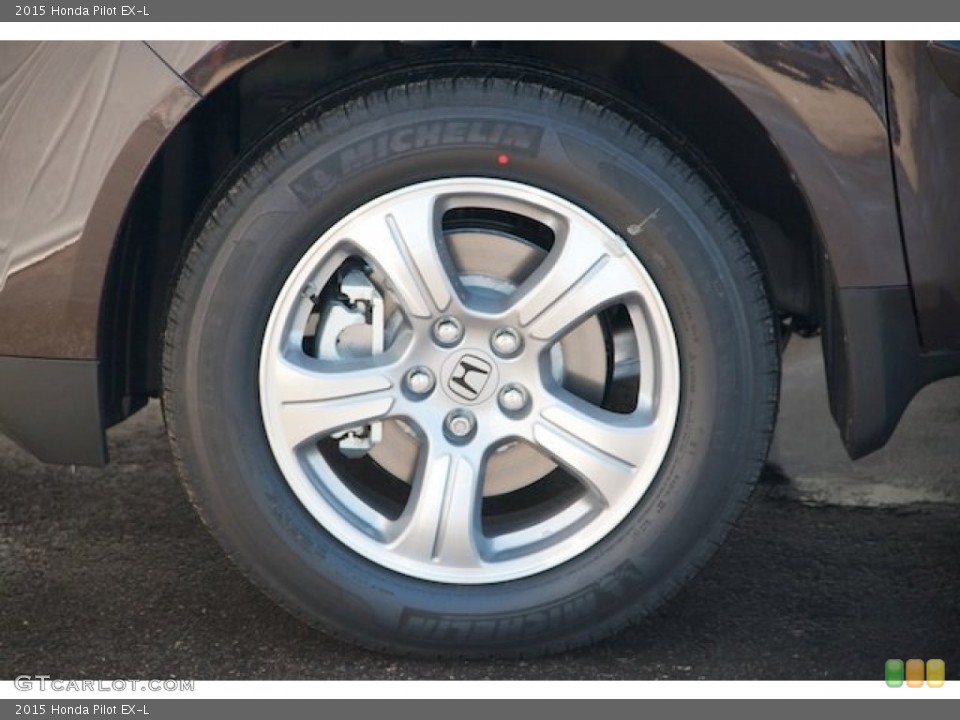 2015 Honda Pilot EX-L Wheel and Tire Photo #97972105