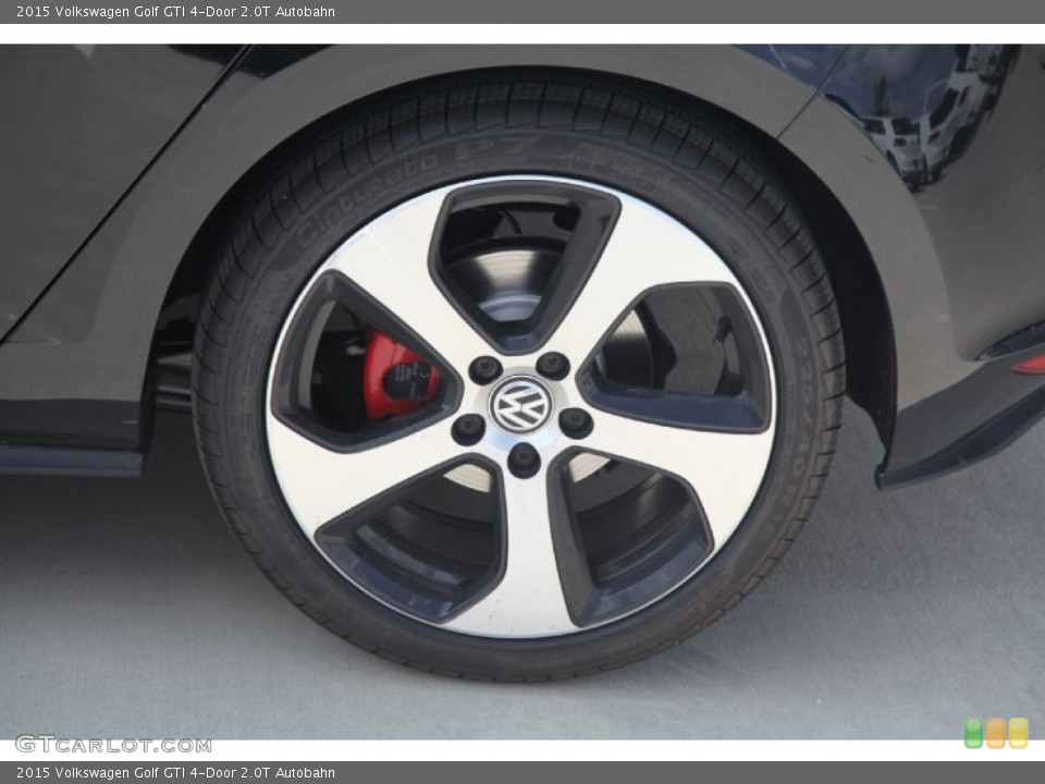 2015 Volkswagen Golf GTI 4-Door 2.0T Autobahn Wheel and Tire Photo #97984822