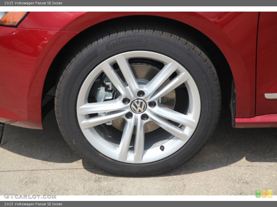 2015 Volkswagen Passat SE Sedan Wheel and Tire Photo #97988173