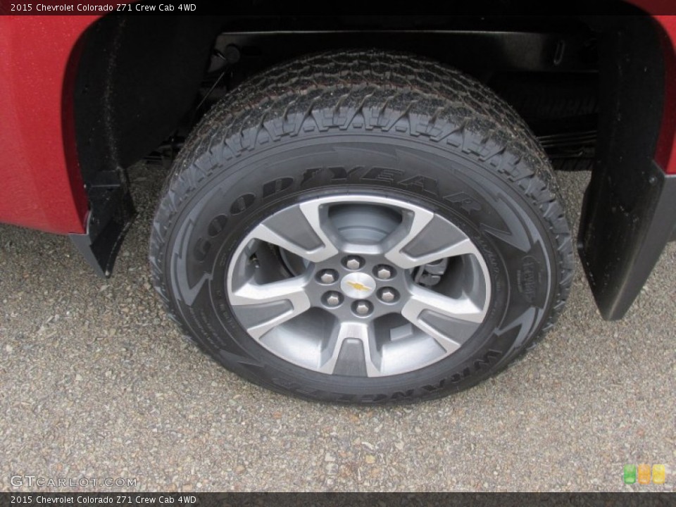 2015 Chevrolet Colorado Z71 Crew Cab 4WD Wheel and Tire Photo #97991590