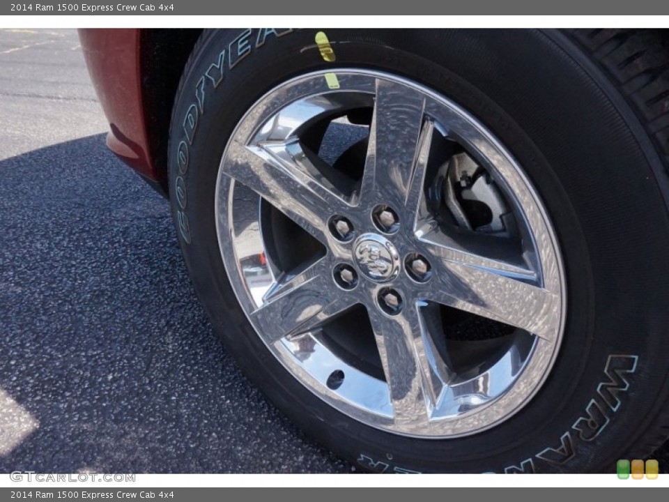 2014 Ram 1500 Express Crew Cab 4x4 Wheel and Tire Photo #97997419