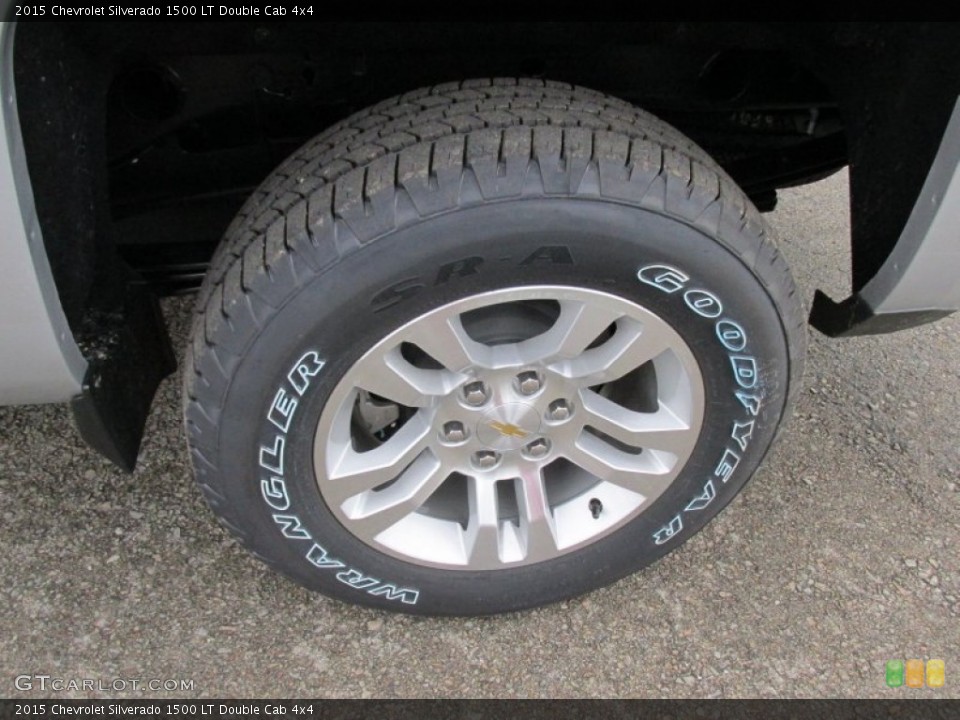 2015 Chevrolet Silverado 1500 LT Double Cab 4x4 Wheel and Tire Photo #97997785