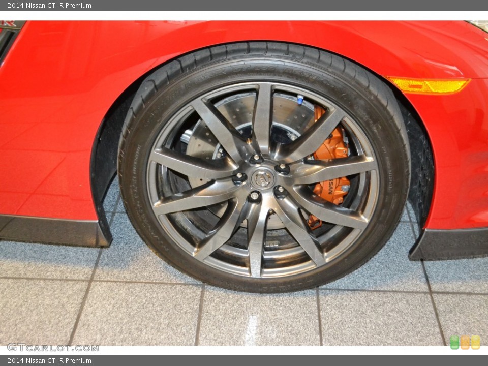 2014 Nissan GT-R Premium Wheel and Tire Photo #98004334