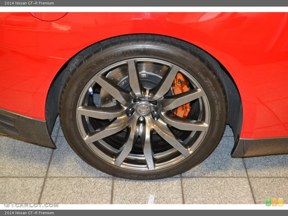 2014 Nissan GT-R Premium Wheel and Tire Photo #98004829
