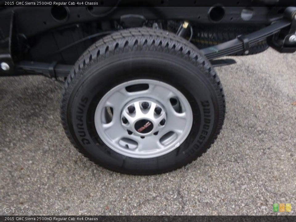 2015 GMC Sierra 2500HD Regular Cab 4x4 Chassis Wheel and Tire Photo #98017384