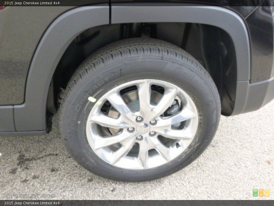 2015 Jeep Cherokee Limited 4x4 Wheel and Tire Photo #98028034