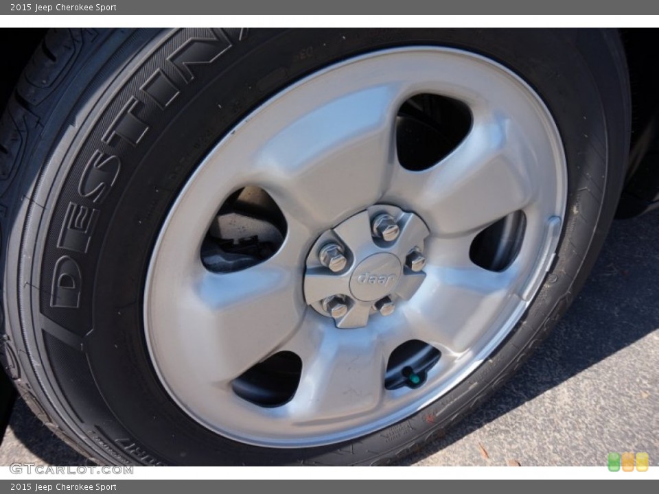 2015 Jeep Cherokee Sport Wheel and Tire Photo #98034418