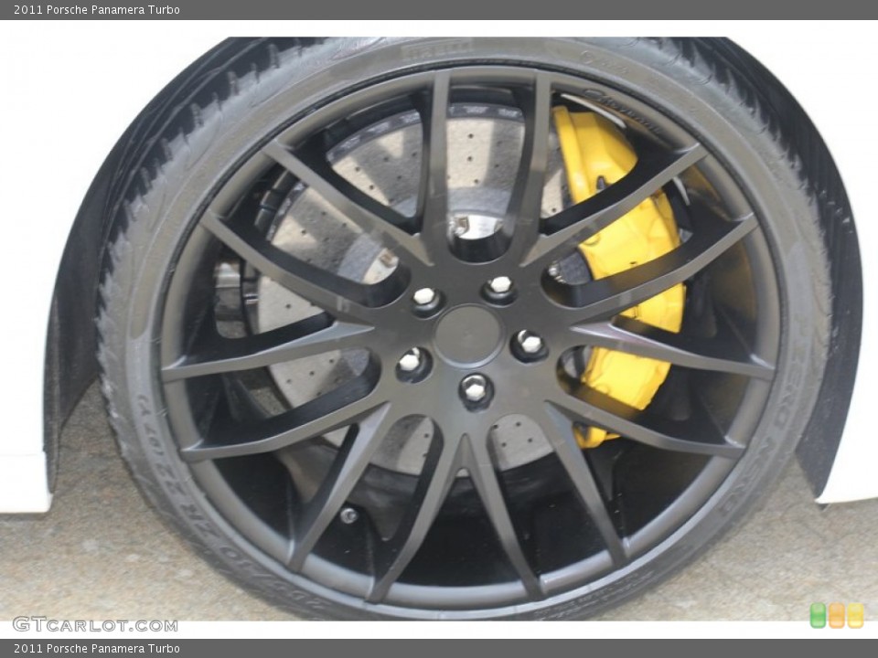 2011 Porsche Panamera Turbo Wheel and Tire Photo #98048728