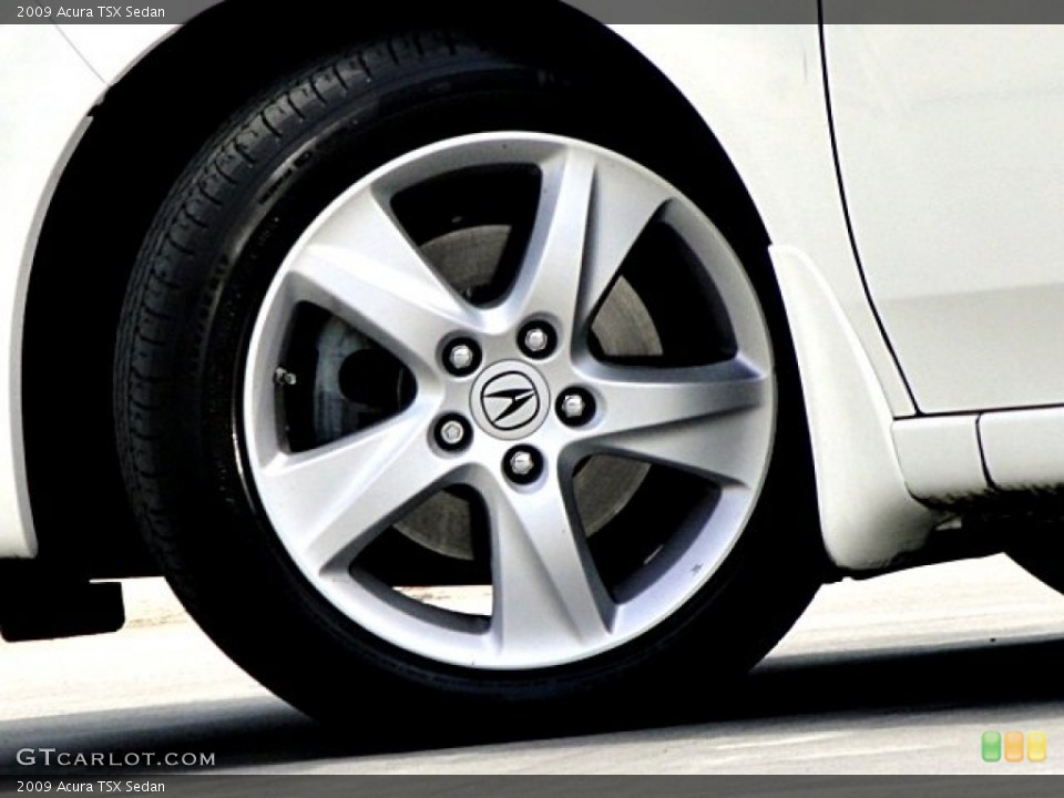 2009 Acura TSX Sedan Wheel and Tire Photo #98049388