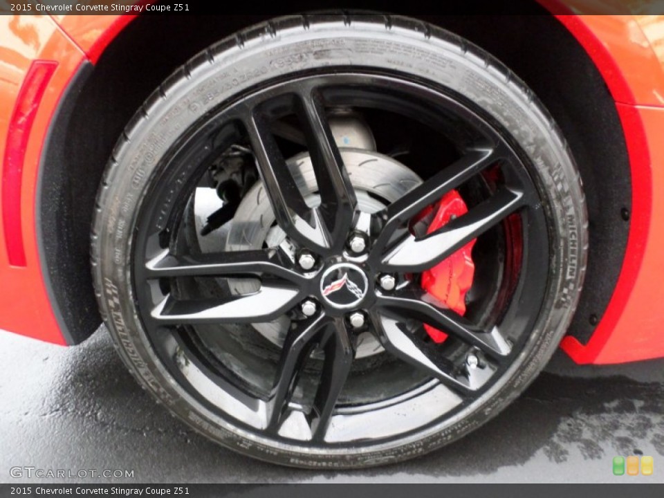 2015 Chevrolet Corvette Stingray Coupe Z51 Wheel and Tire Photo #98054986
