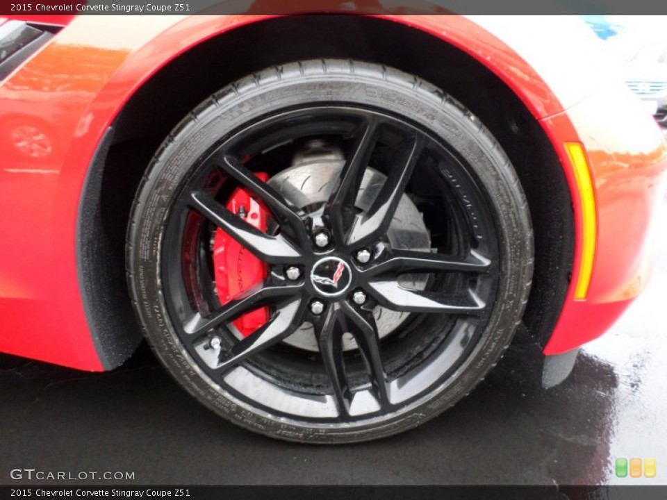 2015 Chevrolet Corvette Stingray Coupe Z51 Wheel and Tire Photo #98055010