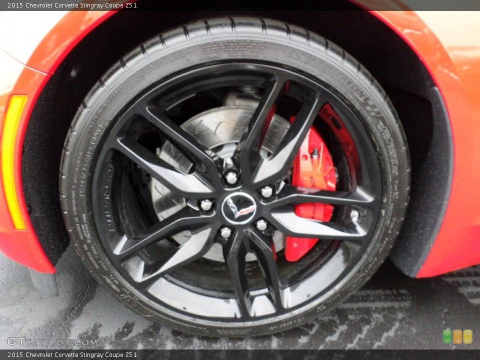 2015 Chevrolet Corvette Stingray Coupe Z51 Wheel and Tire Photo #98055034